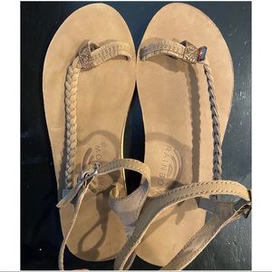 Rainbow Marley sandals size large (8.5-9.5)